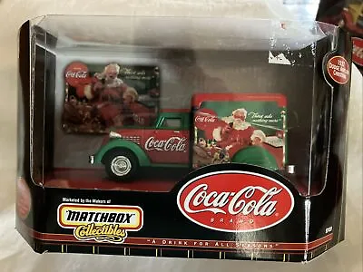 1999 Coca Cola Matchbox 1937 Dodge Airflow Christmas Truck In The Box #1 • $13.99