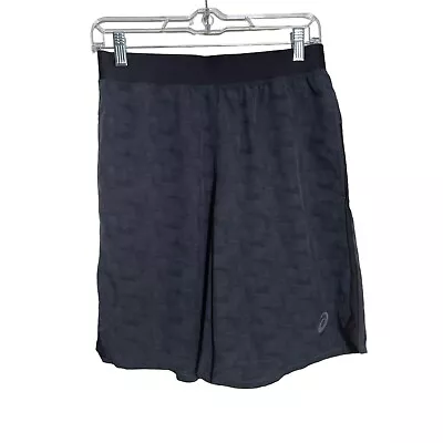 Asics Shorts Men's Small Geometric Pull On Athletic 9  Inseam • $5.40