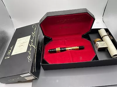 Delta Italy Limited Edition Adolphe Sax Fountain Pen Vermeil 18k Gold Fine • $1295