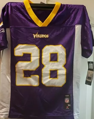 New! Adrian Peterson Reebok Minnesota Vikings Jersey Size: Youth Medium (10-12) • $19.99