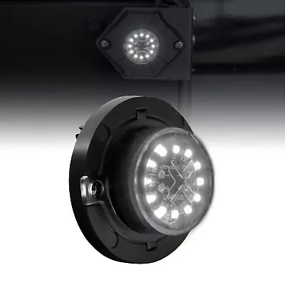 $49.99 • Buy White 12W LED Hideaway Strobe Light SAE Waterproof Police Volunteer Fire