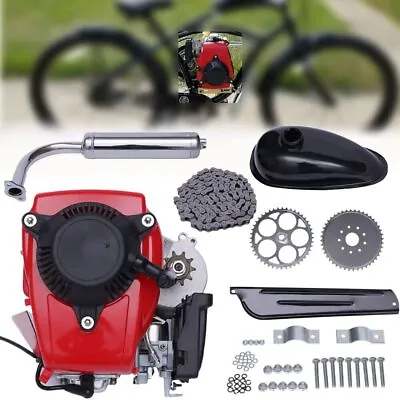 Bicycle Motorized 4-Stroke 49CC Gas Petrol Bike Engine Motor Kit Chain Scooter • $163.40