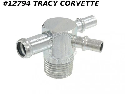 $32 • Buy 1967 Corvette Intake Manifold Vacuum Fitting GM 302181 3 X 2 With Power Brake