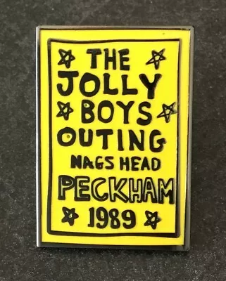 Only Fools And Horses Jolly Boys Outing Poster Enamel Pin Badge - Del Boy Rodney • £6