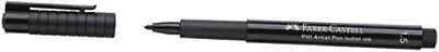 Faber Castell Water-Based Marker Pit Artist Pen Black (black 19-3911tcx) 1.5 • $16.82