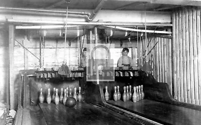 Boys In Bowling Alley Syracuse New York NY Reprint Postcard • $9.99