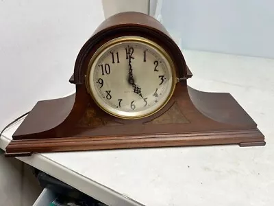 Seth Thomas Electric Mantle Clock Works W/chime Lock Key (chime Needs Repairs) • $9.99