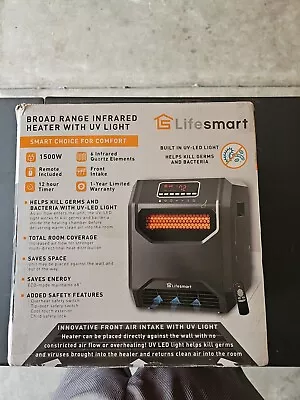 Lifesmart 6-Element Infrared Quartz Heater With UV Light With Remote - 3 Mode • $60