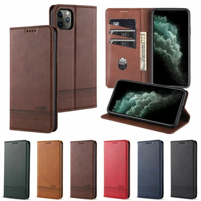$15.98 • Buy Magnetic Wallet Case Leather Flip Cover For IPhone 13Pro 11 Pro XS Max XR 6S 7 8