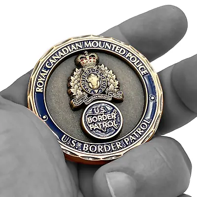 BL4-021 RCMP Challenge Coin Royal Canadian Mounted Police CBP Border Patrol Agen • $19.99