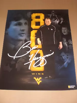 Bob Huggins Poster 800 Wins 16 X 20 West Virginia University WVU Mountaineers • $7.69