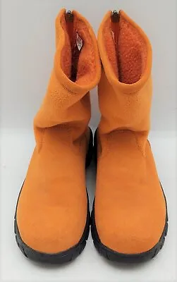 $14.99 • Buy Women's LANDS END Orange Boots 7