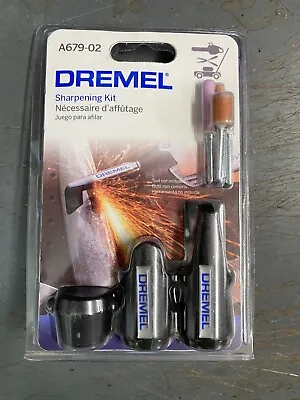 Dremel A679-02 Sharpening Kit With Lawn Mower Garden Tool Chain Saw Sharpener • $16.99