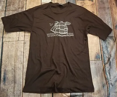 Vtg Mens XL Single Stitch Career Club Mayflower T Shirt Palace Guard Tall Men • $24.99