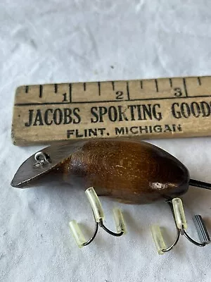 Vintage  Wood Fishing Lure Looks To Be A Bud Stewart • $19.50