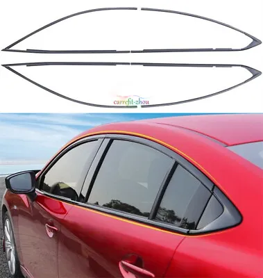 Gloss Black Car Window Molding Trim Strips 10PCS Fit For Mazda 6 Sedan 2014-2021 • $123.19