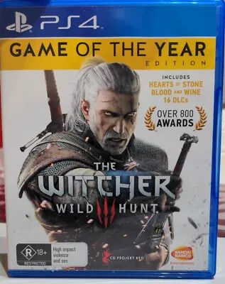 Brand New The Witcher 3 Wild Hunt Game Of The Year Edition PS4 • $40