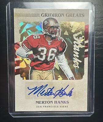 2023 Phoenix-Merton Hanks 2022 Donruss Gridiron Greats Auto- 49ers • $29.99