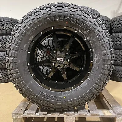 4 20x10 Moto Metal MO970 Black Wheels 37  RT AT Tires 8x170 Ford Super Duty F250 • $2849.05