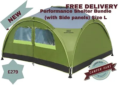 Coleman Event Shelter Performance L Bundle Outdoor Sun Shade/Shelter *Free P&P* • £268.99