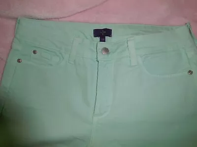 NWOT! NYDJ Mint Green Skinny Stretch Jeans Size 10P • $17.99