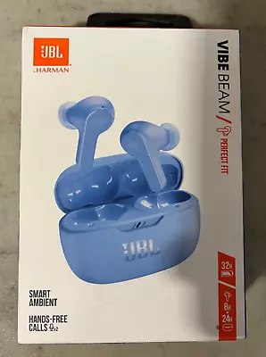 JBL Vibe Beam True Wireless Headphones - Blue Small • $30