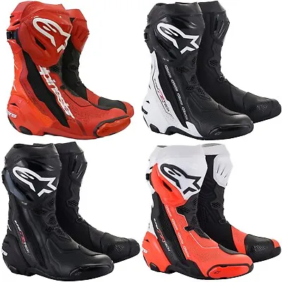 Alpinestars Supertech R 2021 Vented Motorcycle Boots Summer Sport Boots • $451.52