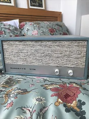 £51 • Buy Dansette Viva Portable Blue And Grey Record Player