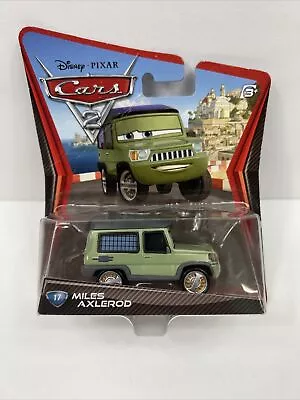 Disney Pixar Cars 2 Miles Axlerod #17.  New In Package • $19.99