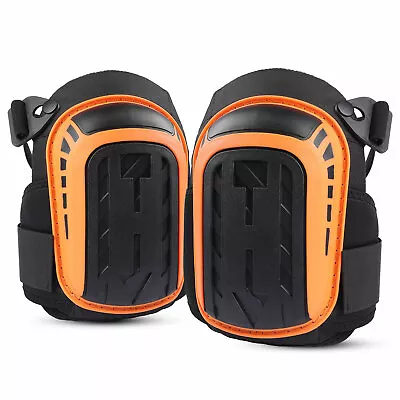 Professional Gel Knee Pads Heavy Duty For Construction W/Anti-slip Double Straps • $19.88