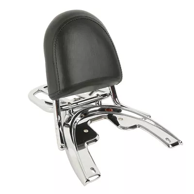 Backrest Sissy Bar Luggage Rack Baseplate Fit For Harley VRSCA 02-06 VROD VRSCSE • $99.99