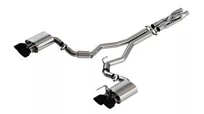 Borla CatBack Exhaust W/ Black Chrome Tips Fits 20-22 Mustang GT500 5.2 140837BC • $2690.99