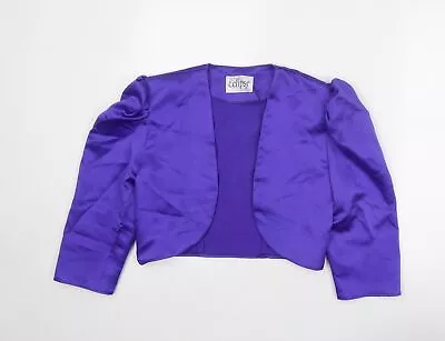 Eclipse Womens Purple Paisley Jacket Size 10 • £7