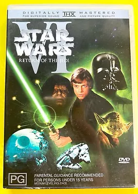 Star Wars VI Return Of The Jedi DVD Free Post Sent In Bubble Mailer R4 • $8