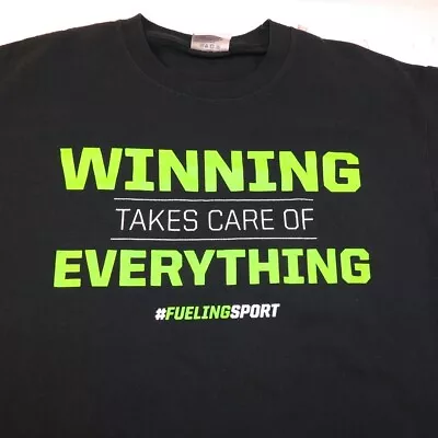 Muscle Pharm Winning Takes Care Of Everything Muscle Gym Body Building T Shirt L • $12.99