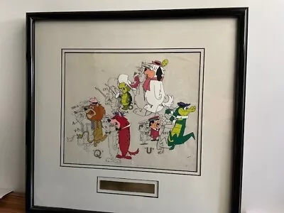 Hanna Barbera Rare Color Model Cel With Color Code Sheet & COA • $1395