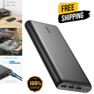 $113.85 • Buy NEW Anker Power Bank Power Core-26800mAh Portable Charger BLACK AUS Stock-Au