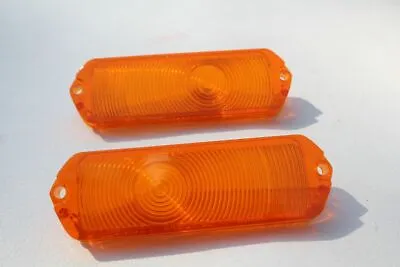 1963 Chevy Impala Fullsize Bel Air Biscayne Amber Park Parking Lamp Light Lenses • $41.53