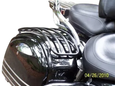 Black Hard Saddlebags Top Rails For Kawasaki Vulcan 1500/1600/1700 Nomad  • $69