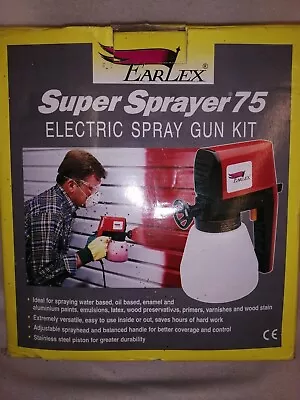 Earlex Super Spray 75 ~ Electric Spray Gun Kit 85Watts Model SG7 • £23.99