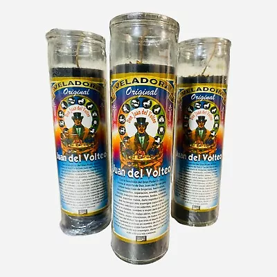 Juan Del Volteo Veladora Negra Brake A Spell And Witchcraft Black Candle • $80