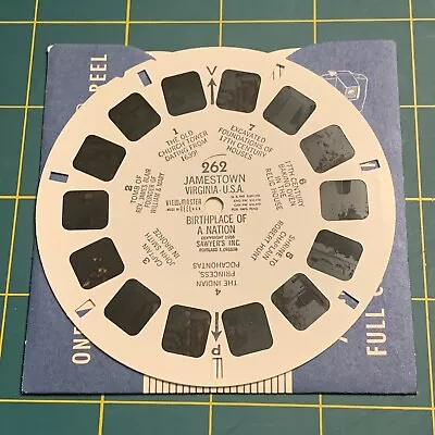 Rare Sawyer's View-master Reel 262 Jamestown Virginia Birthplace Of A Nation 1L • $40