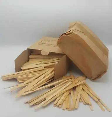 Wooden Stirrers For Tea And Coffee 140mm (Pack Of 1000) For Paper Cups Hot Drink • £7.25