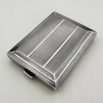 WEDGE MATCHBOOK CASE STERLING SILVER GEORGE V Birmingham 1925 Mappin & Webb • $93.25