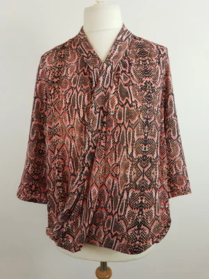 £8.99 • Buy M&S Collection Blouse Pink Snakeskin Print UK 16