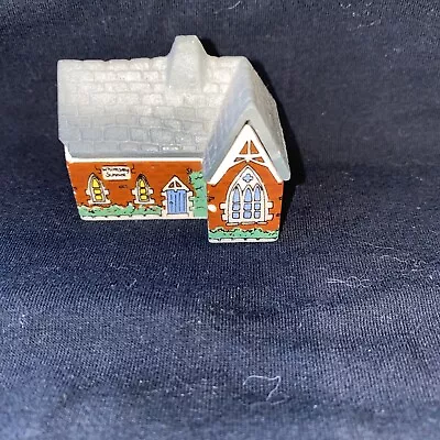 Wade Whimsey On Why School House Miniature Building England Chips In Roof • $4.99