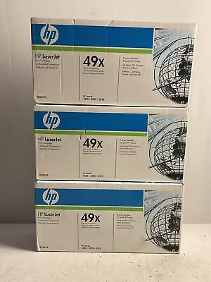 NEW SEAL!!! GENUINE HP 49X HIGH YIELD Toner Cartridge (HP Q5949X) (LOT OF 3) • $149