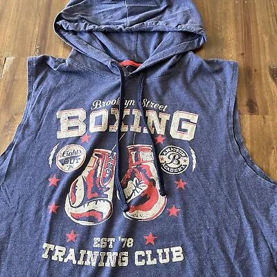 Brooklyn Street Boxing Training Club Est 1978  Hoodie Graphic T Shirt Size XL • $24.98