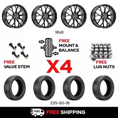 18  PETROL P2B W/ 235/50R18  Wheel & Tire For 2014-2017 Ford Mustang • $1404.48