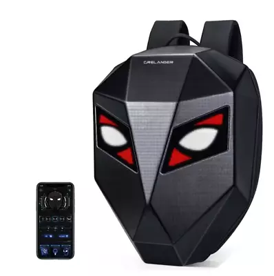 LED Ironman Motorcycle Riding Backpack Laptop Backpack Unbreakable Hard Shell N • $135